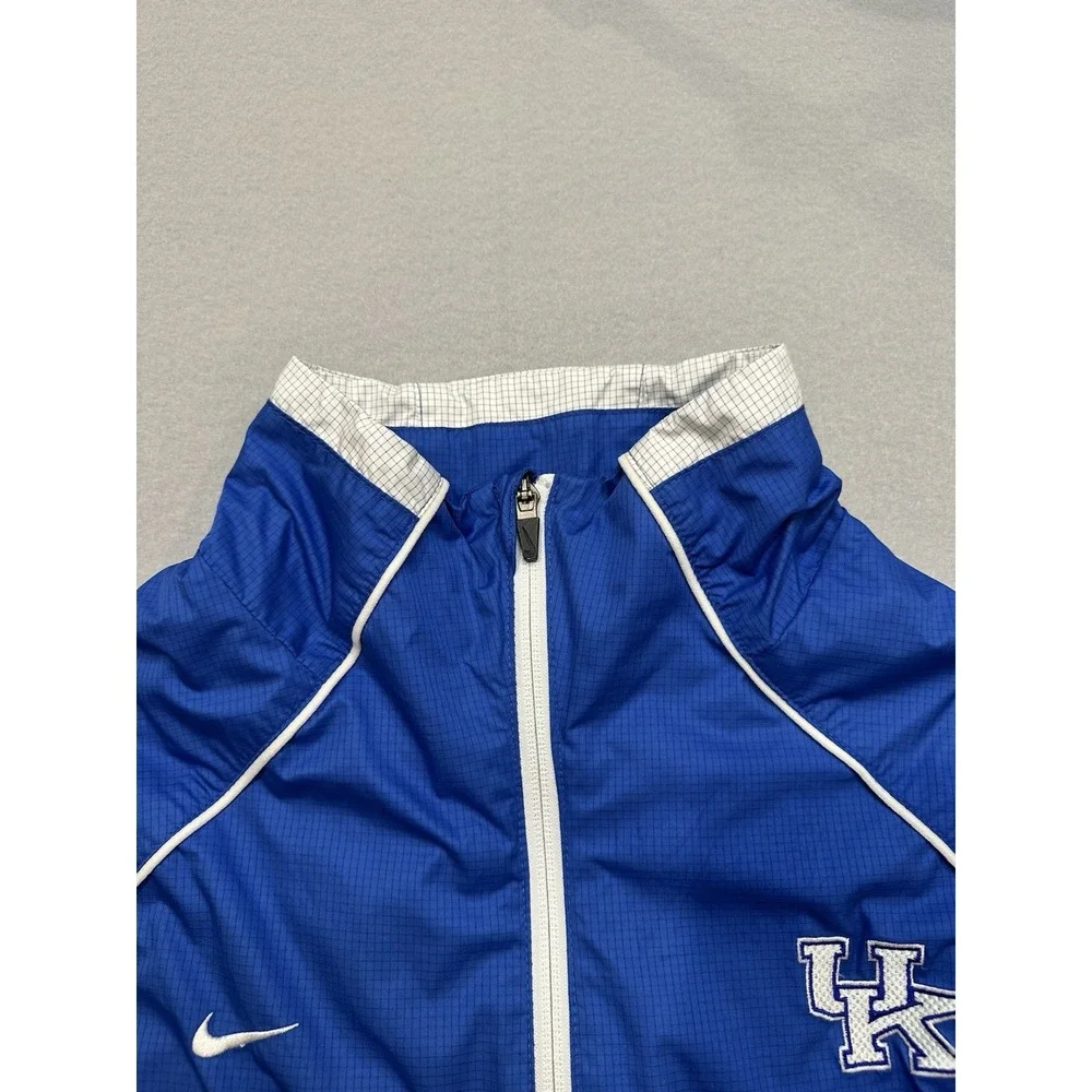 Nike Kentucky Wildcats Storm-Fit Jacket Womens Small Blue Full Zip Windbreaker